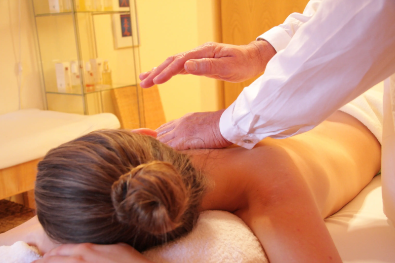 Rugmassage in het wellnessgedeelte in Winterberg